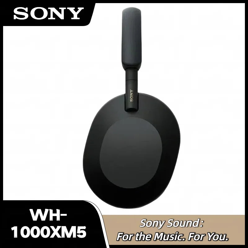 WH-1000XM5 Wireless Bluetooth Headphones Active Noise Cancelling Earphone over Ear Stereo Sound Game Business Sport Headset